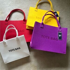 Vibrant Multi-Color Tote Bag Collection